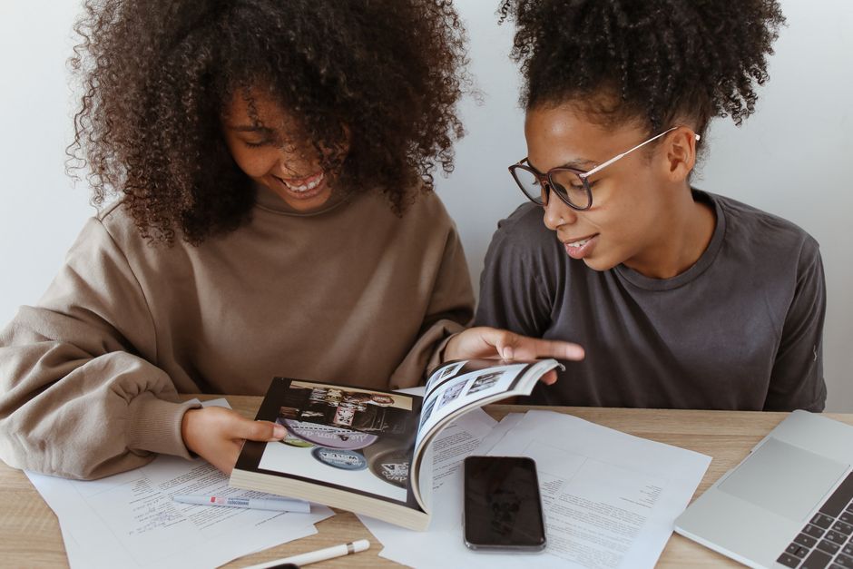Two women learning and growing together